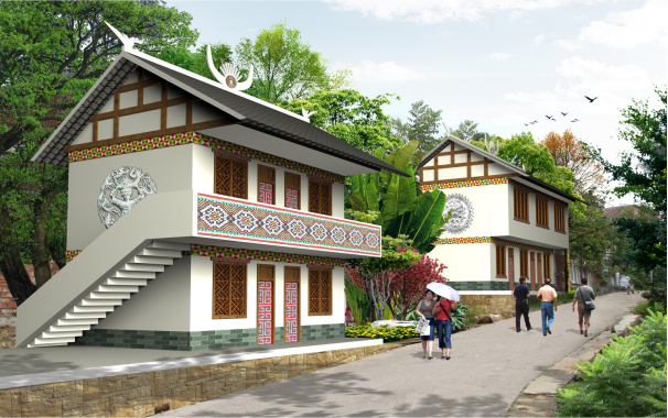 灵峰苗寨村落风貌改造景观设计